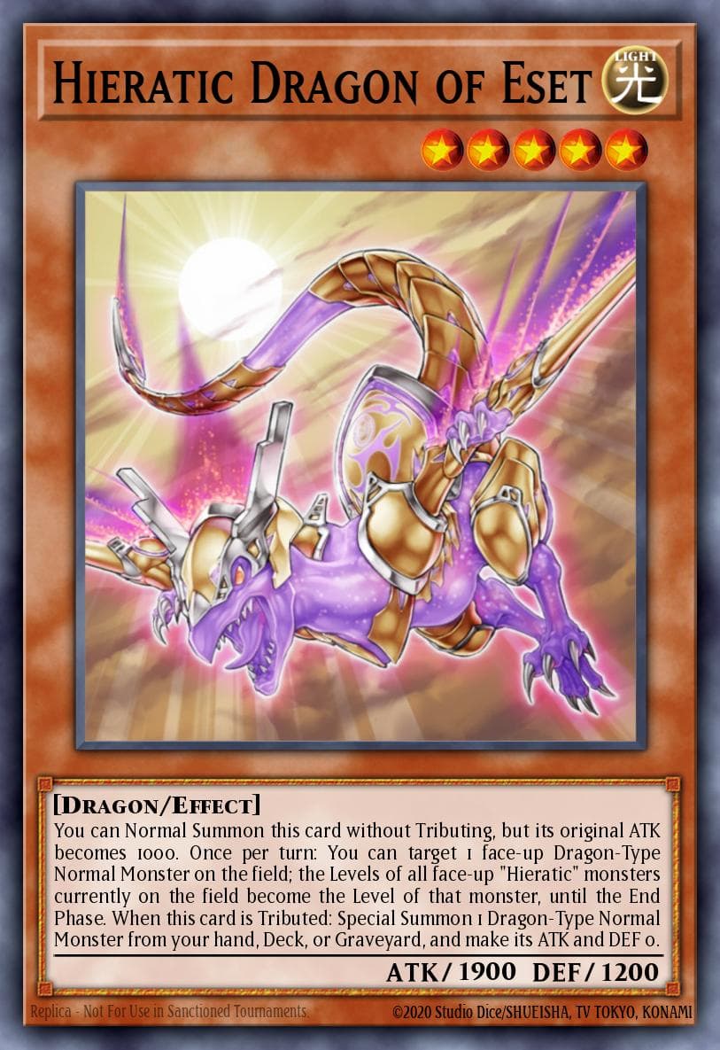 Hieratic Dragon of Eset #GAOV-JP020