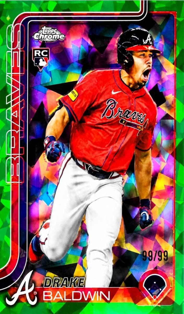 Drake Baldwin 2025 topps Topps Chrome Update Sapphire