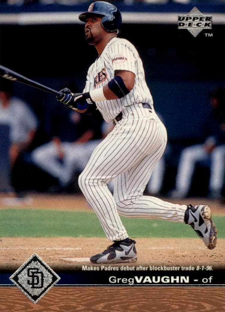 Greg Vaughn 1997 upper-deck Upper Deck