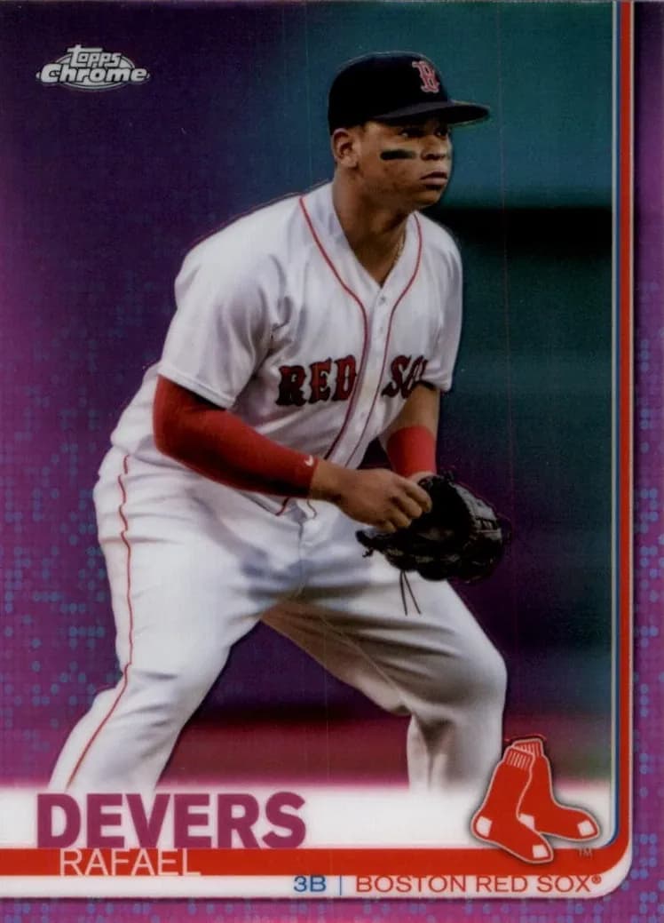 Rafael Devers 2019 topps Topps Chrome