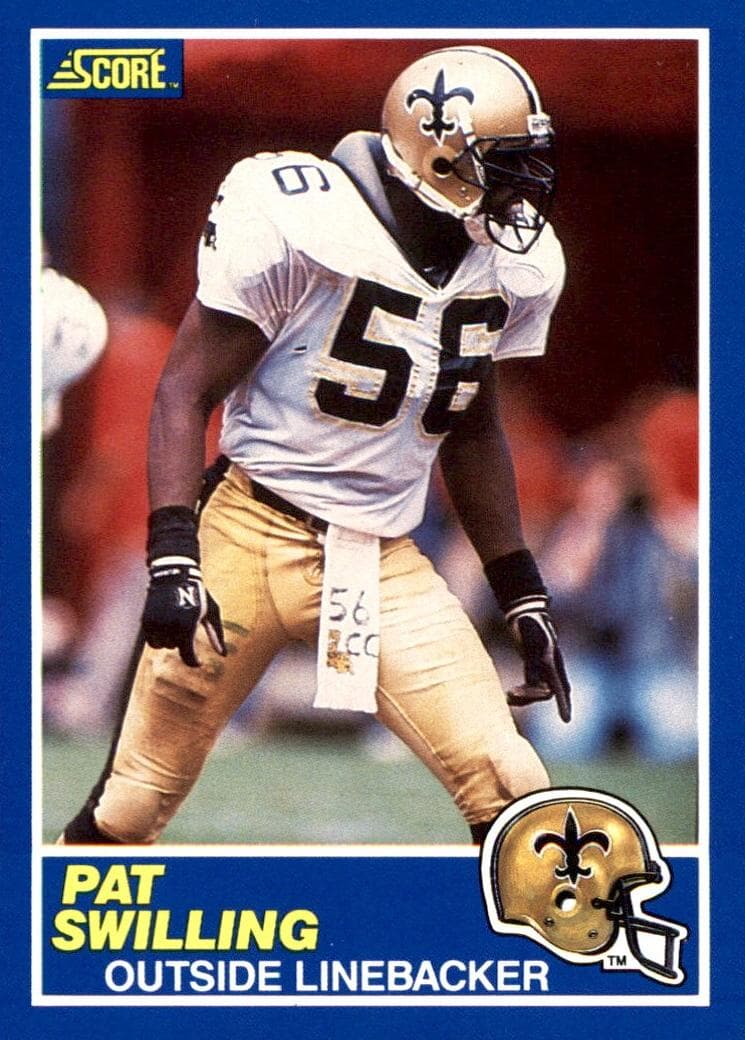 Pat Swilling 1989 panini Score