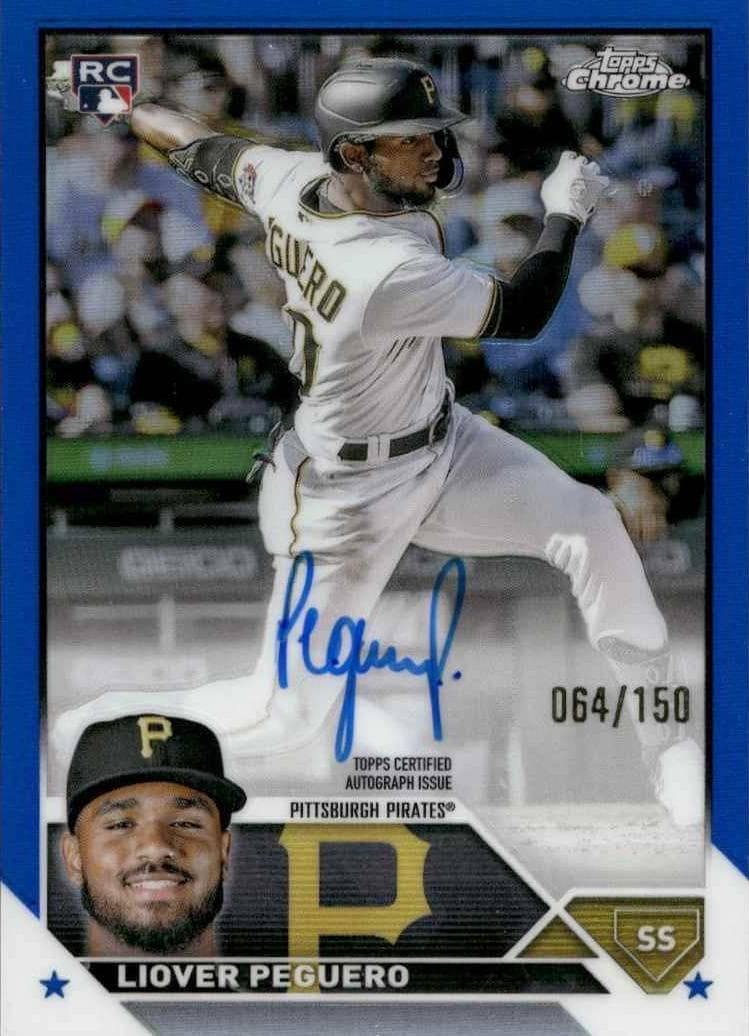 Liover Peguero 2023 topps Topps Chrome