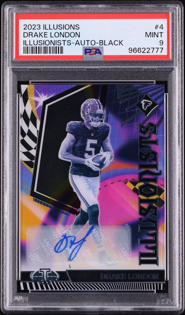 Drake London 2023 panini Panini Illusions
