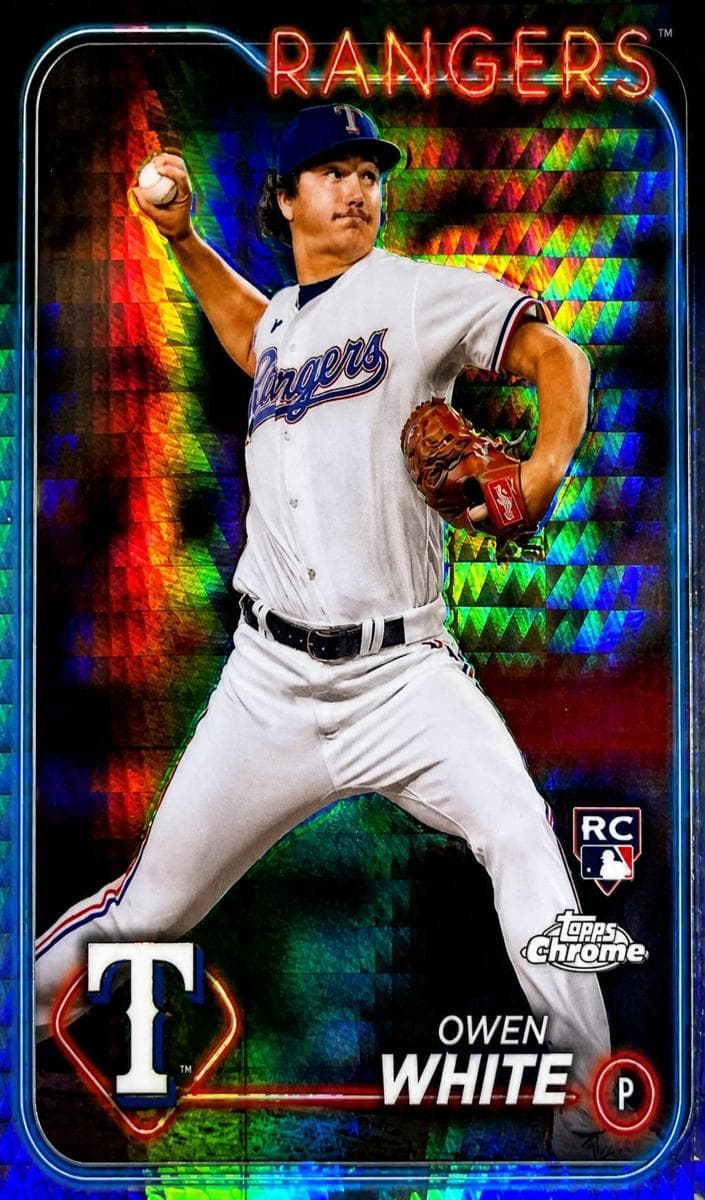 Owen White trading card