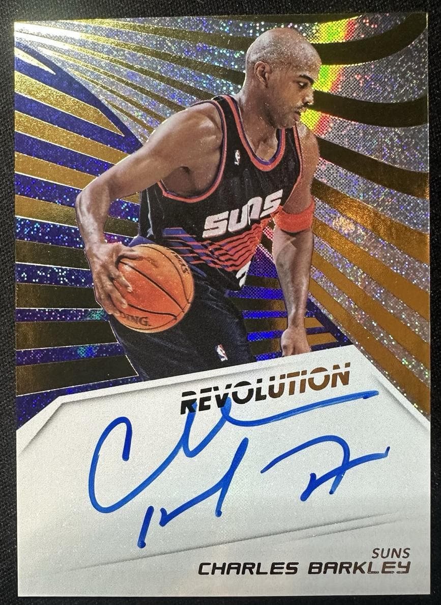 Charles Barkley 2018 panini Revolution Autographs
