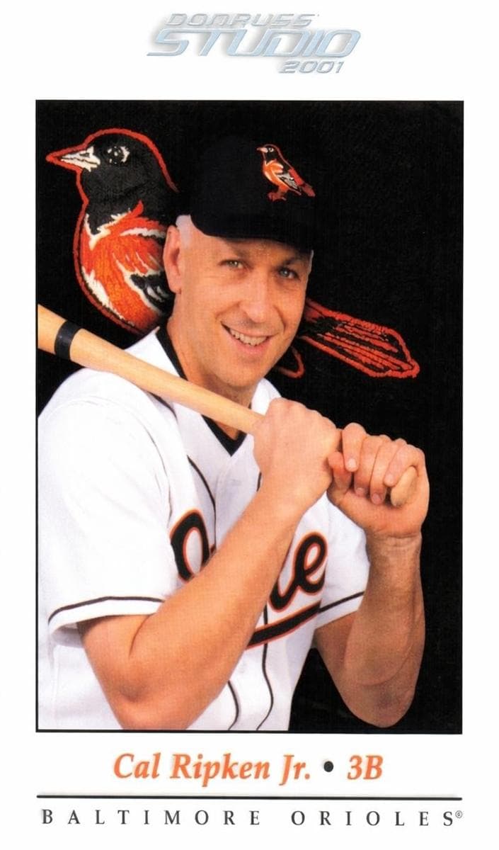 Cal Ripken Jr 2001 panini Donruss Studio