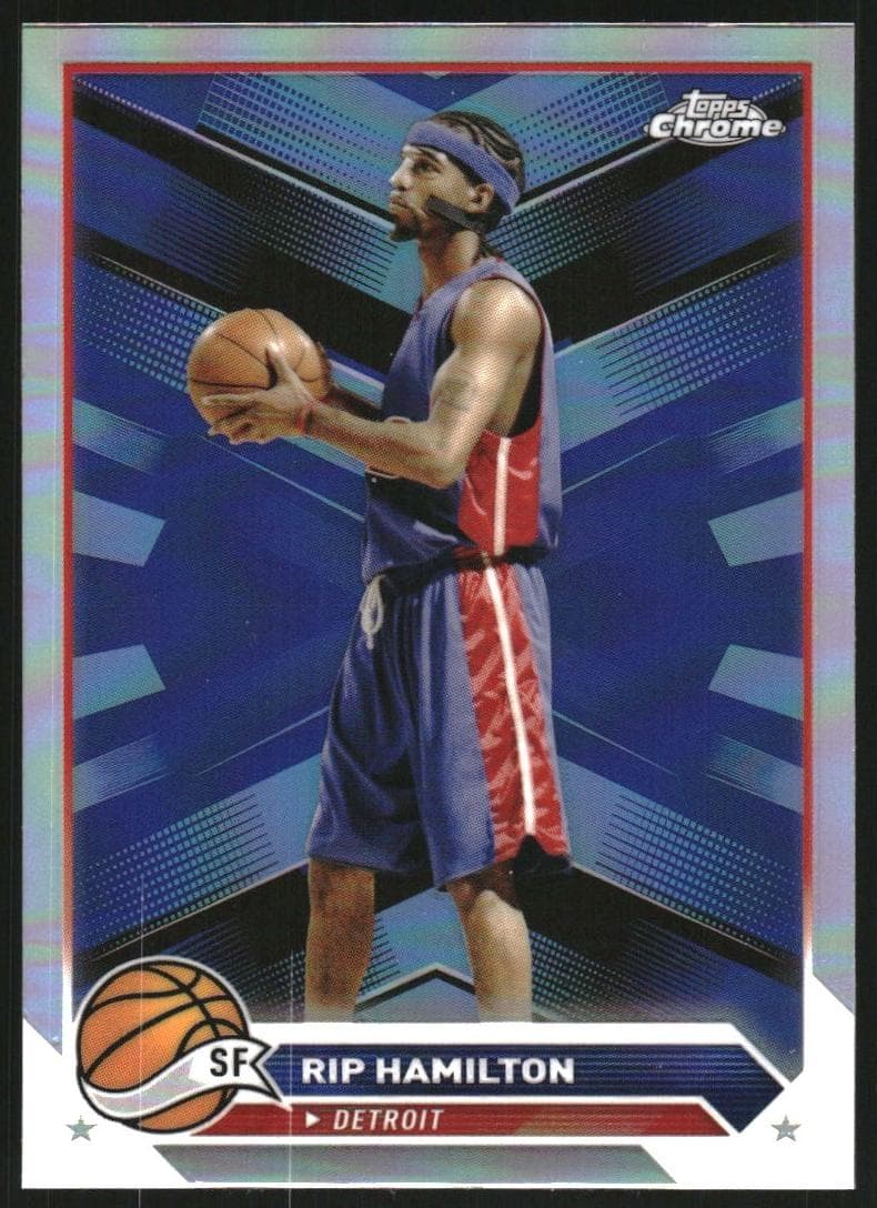 Rip Hamilton trading card