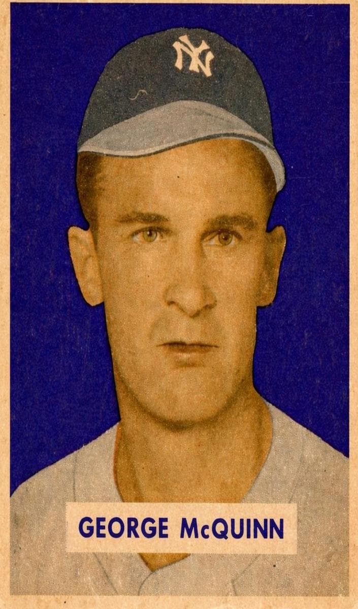 George McQuinn 1949 bowman Bowman