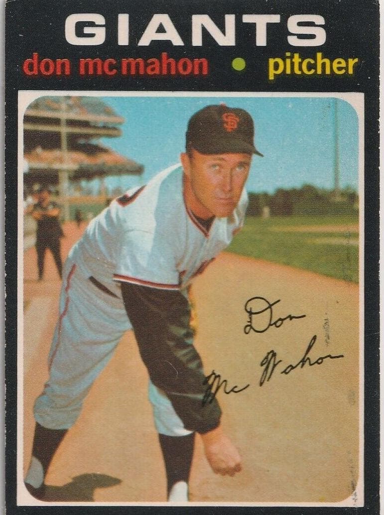Don McMahon 1971 topps O-Pee-Chee