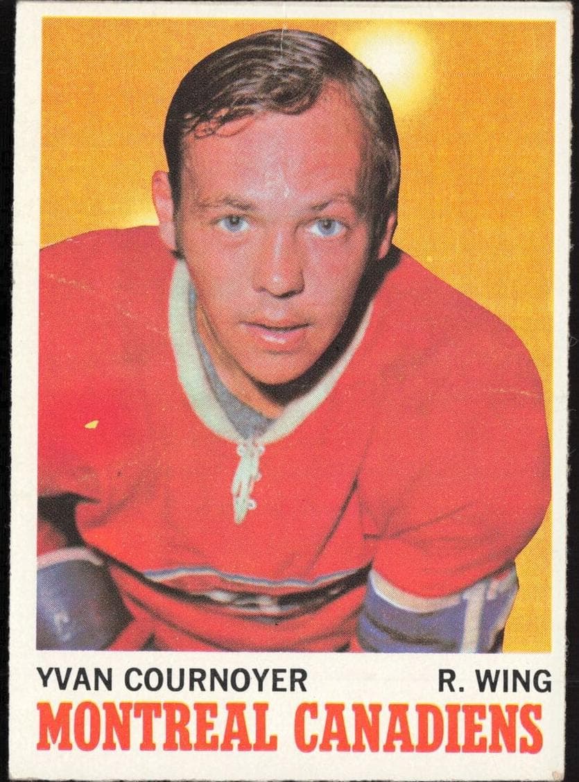Yvan Cournoyer 1970 topps Topps