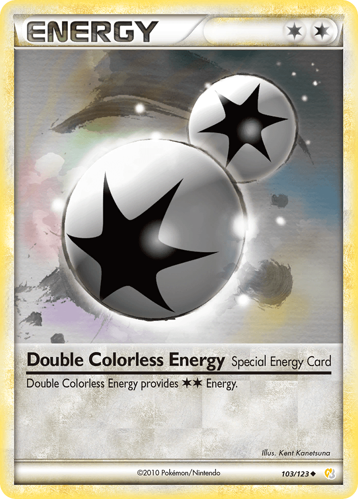 Double Colorless Energy 2010 Pokemon HeartGold & SoulSilver