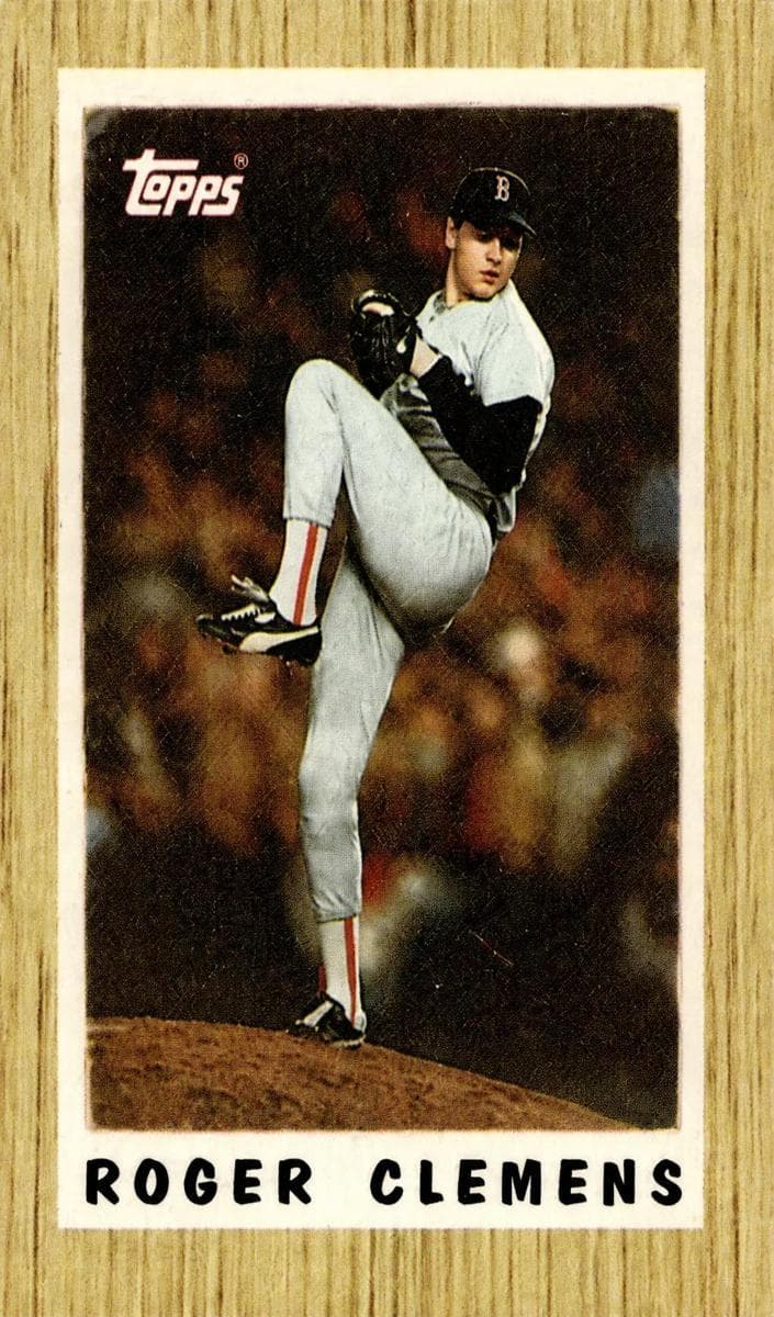 Roger Clemens 1987 topps