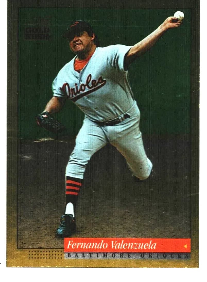 Fernando Valenzuela 1994 panini Score