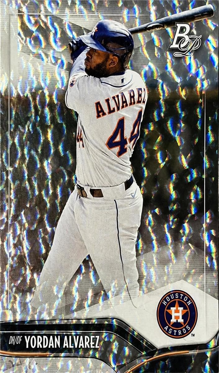 Yordan Alvarez 2021 bowman Bowman Platinum