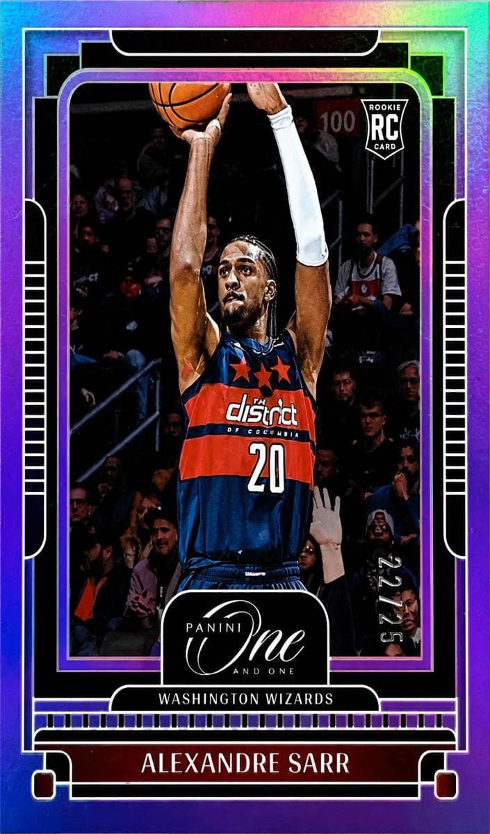 Alexandre Sarr 2024 panini Panini One and One