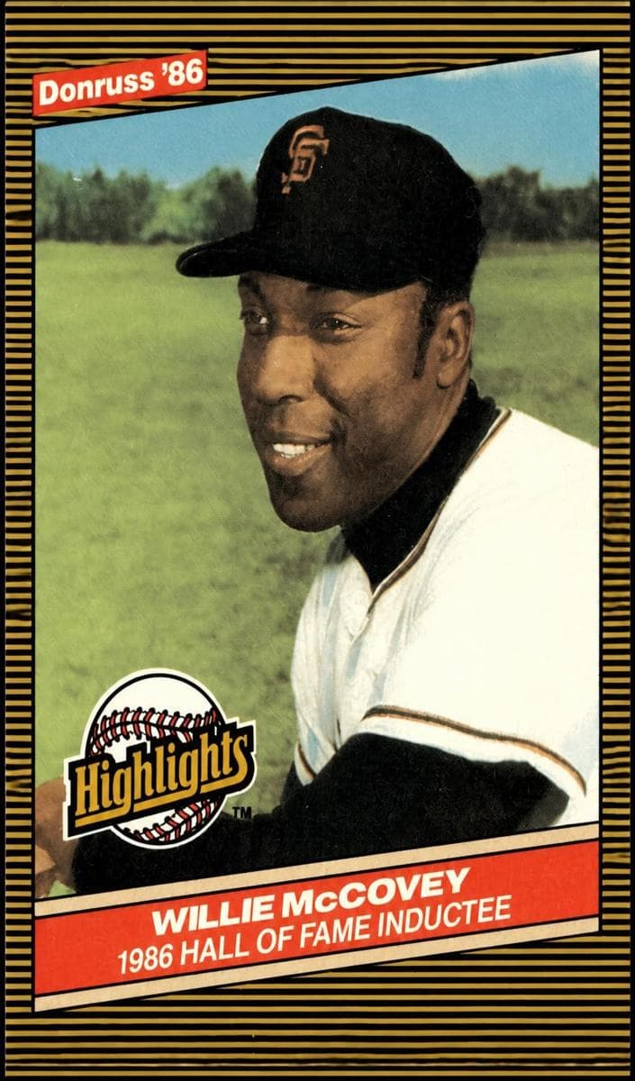 Willie McCovey 1986 panini