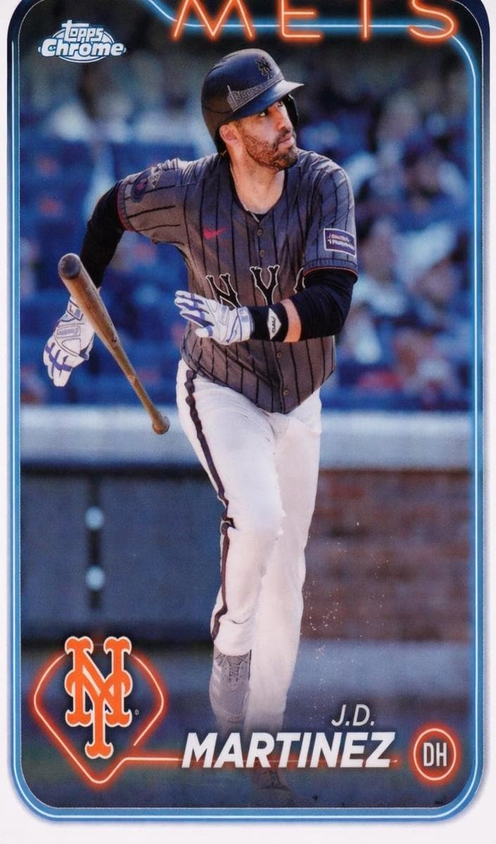 J.D. Martinez 2024 topps Topps Chrome Update