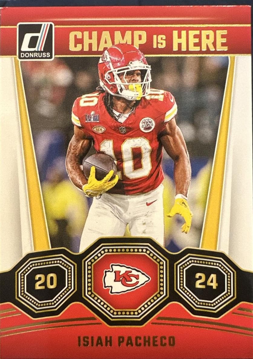 Isiah Pacheco 2024 panini Donruss