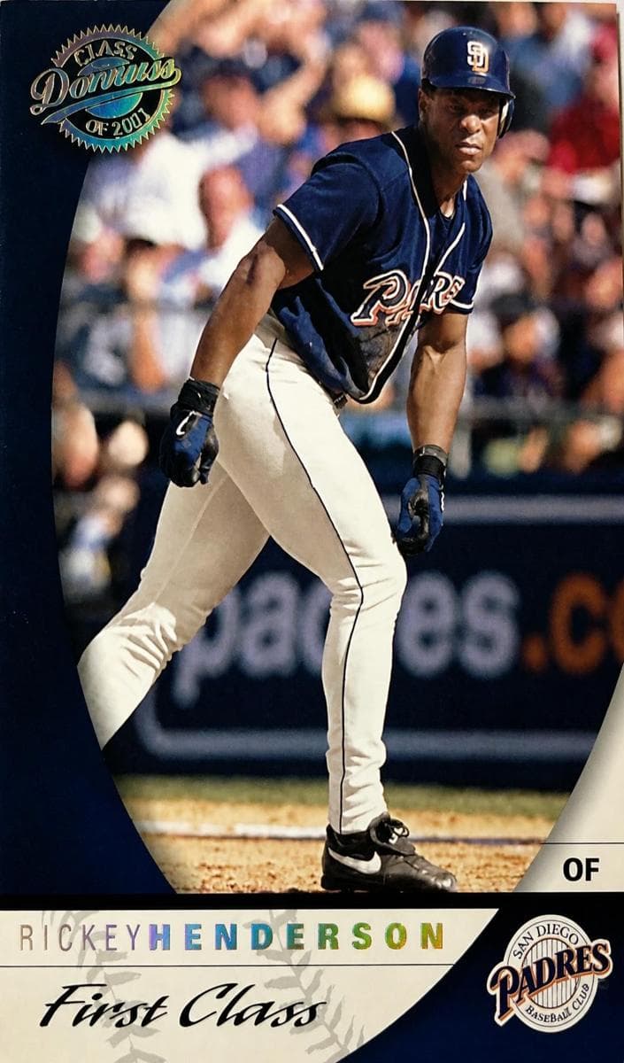 Rickey Henderson 2001 panini Class Of 2001