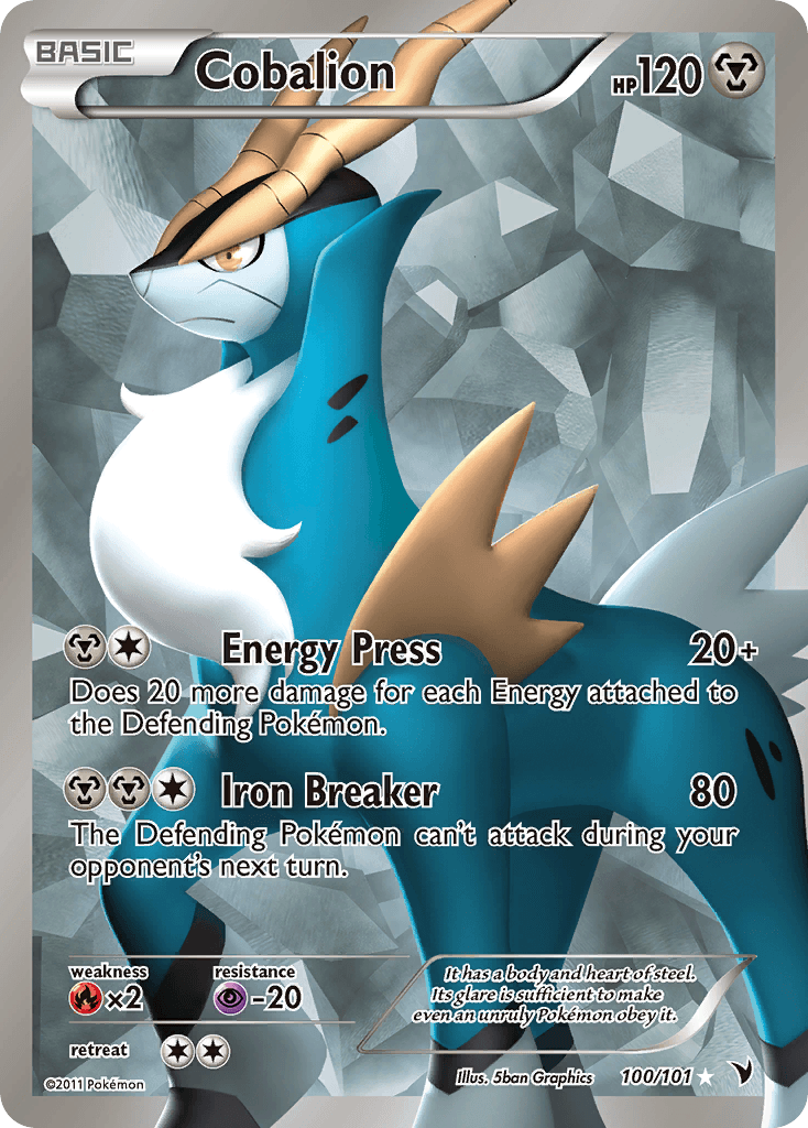 Cobalion 2011 Pokemon Noble Victories