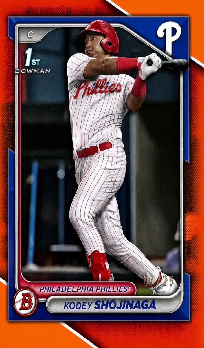 Kodey Shojinaga 2024 bowman Bowman Draft