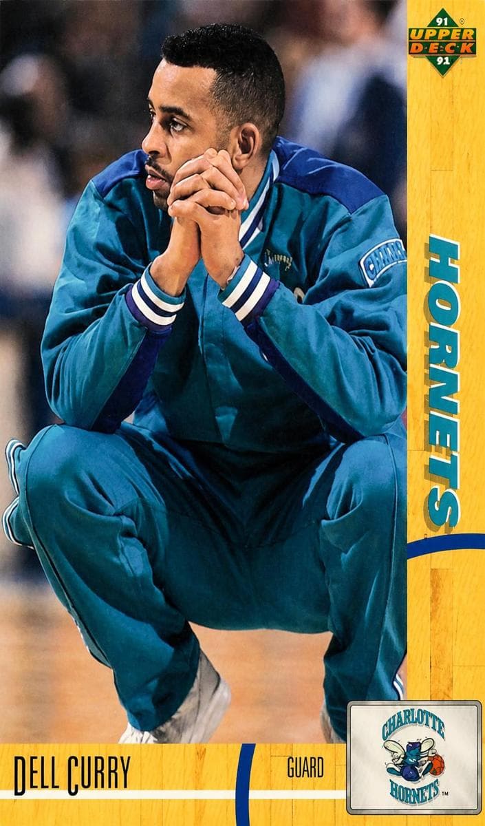 Dell Curry 1991 upper-deck Upper Deck