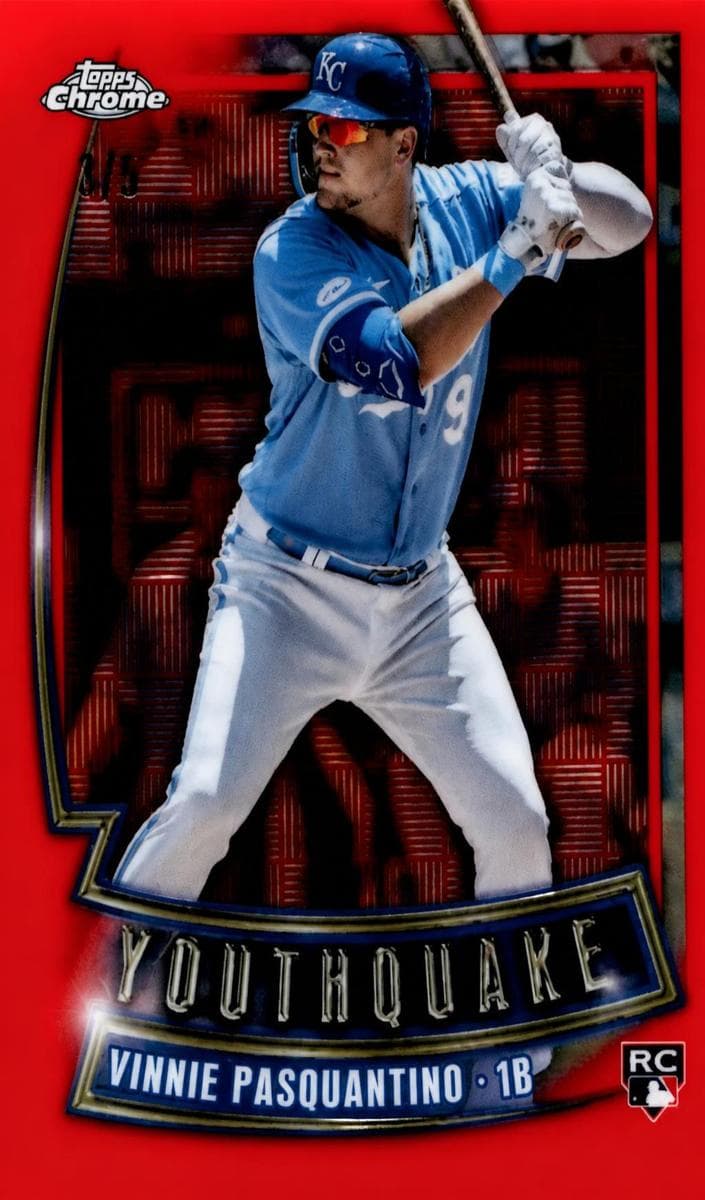 Vinnie Pasquantino 2023 topps Topps Chrome