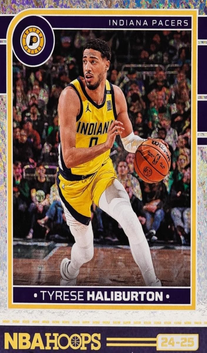 Tyrese Haliburton 2024 panini Hoops Winter