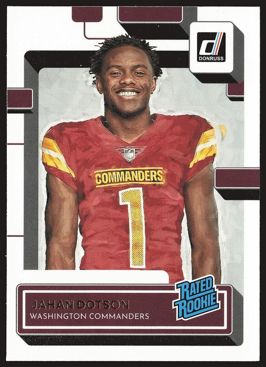 Jahan Dotson 2022 panini Donruss