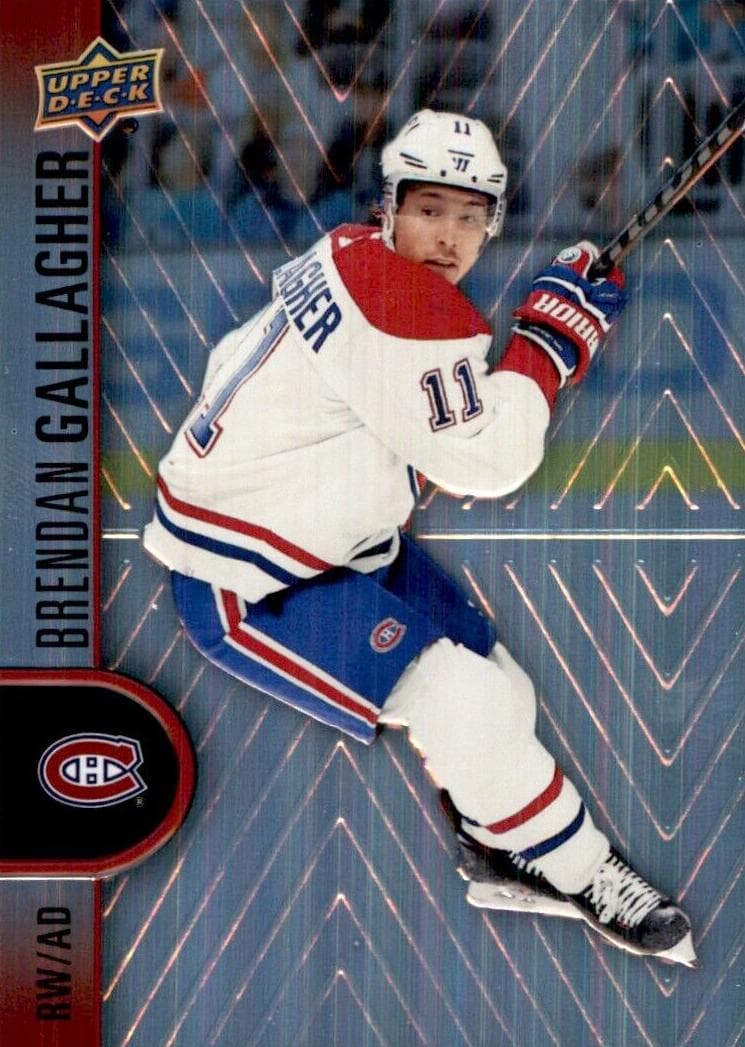 Brendan Gallagher 2022 upper-deck Tim Hortons Collector's Series