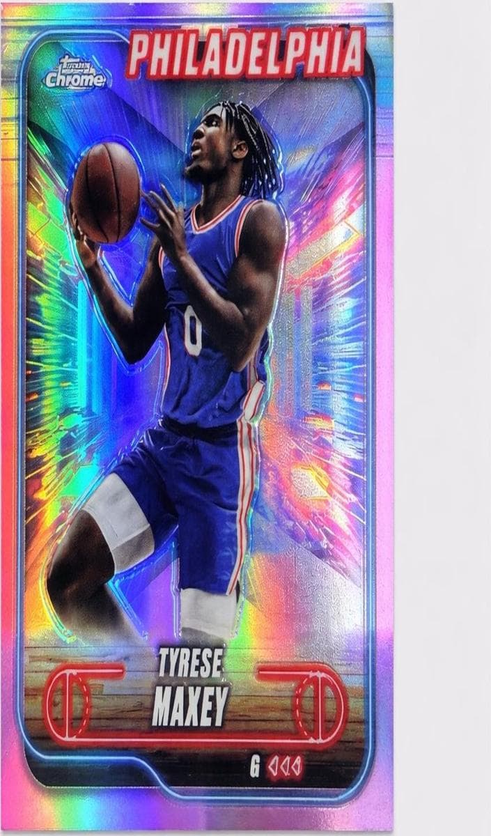 Tyrese Maxey 2024 topps Topps Chrome
