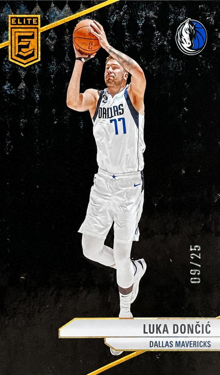 Luka Doncic 2023 panini Donruss Elite
