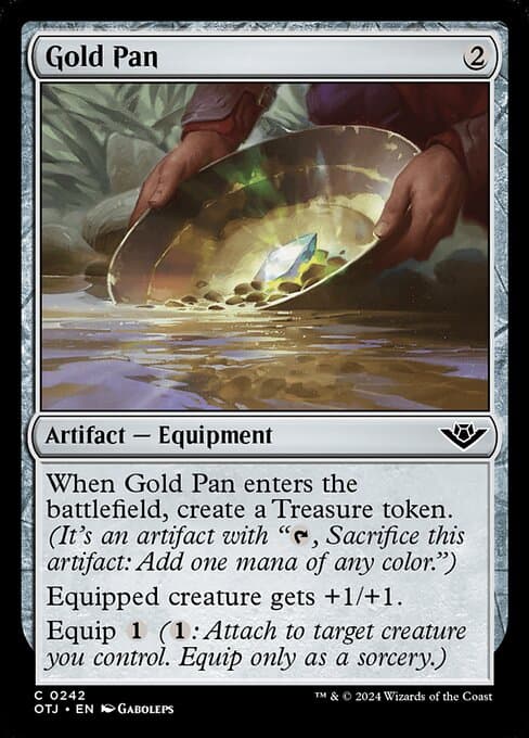 Gold Pan 2024 Magic: The Gathering Outlaws of Thunder Junction