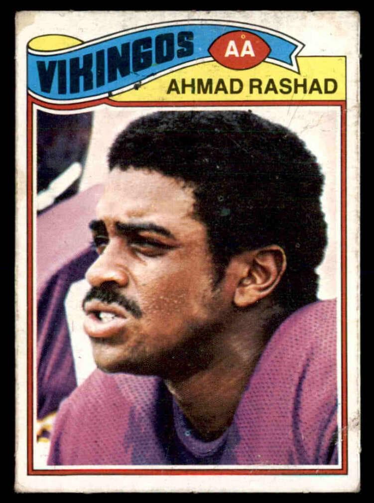 Ahmad Rashad 1977 topps Topps Mexican