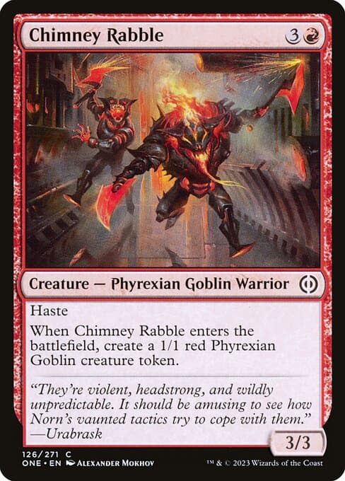 Chimney Rabble 2023 Magic: The Gathering Phyrexia: All Will Be One