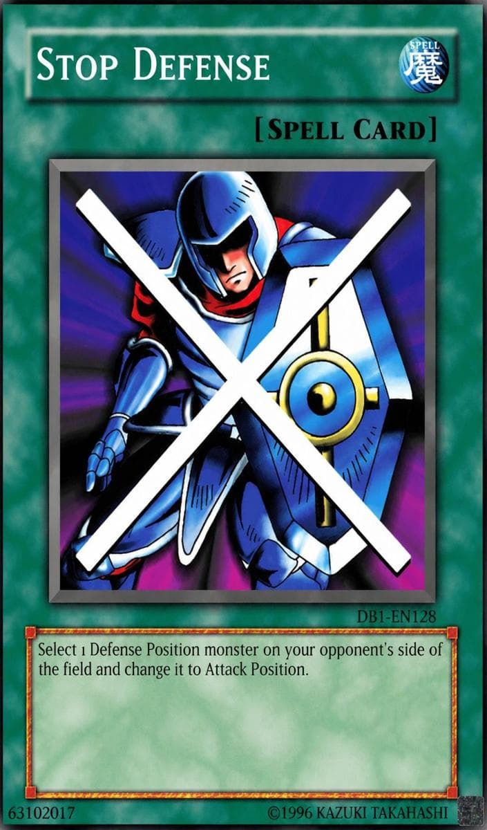 Stop Defense 2004 Yu-Gi-Oh! Dark Beginning 1