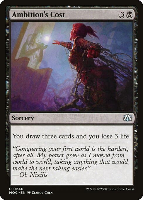 Ambition's Cost 2003 Magic: The Gathering 8th Edition