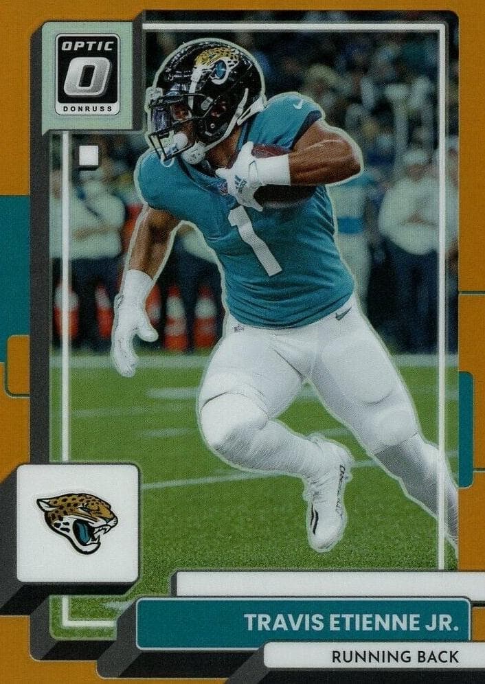 Travis Etienne Jr. 2022 panini Donruss Optic