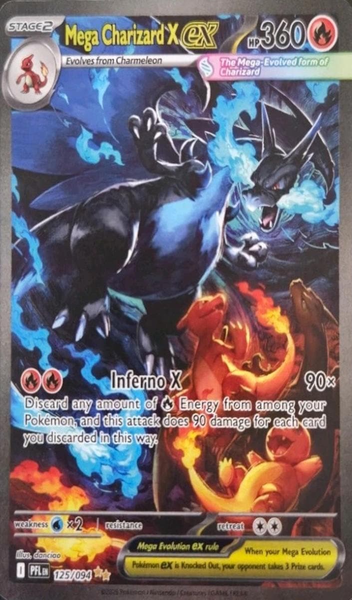 Mega Charizard X ex #125