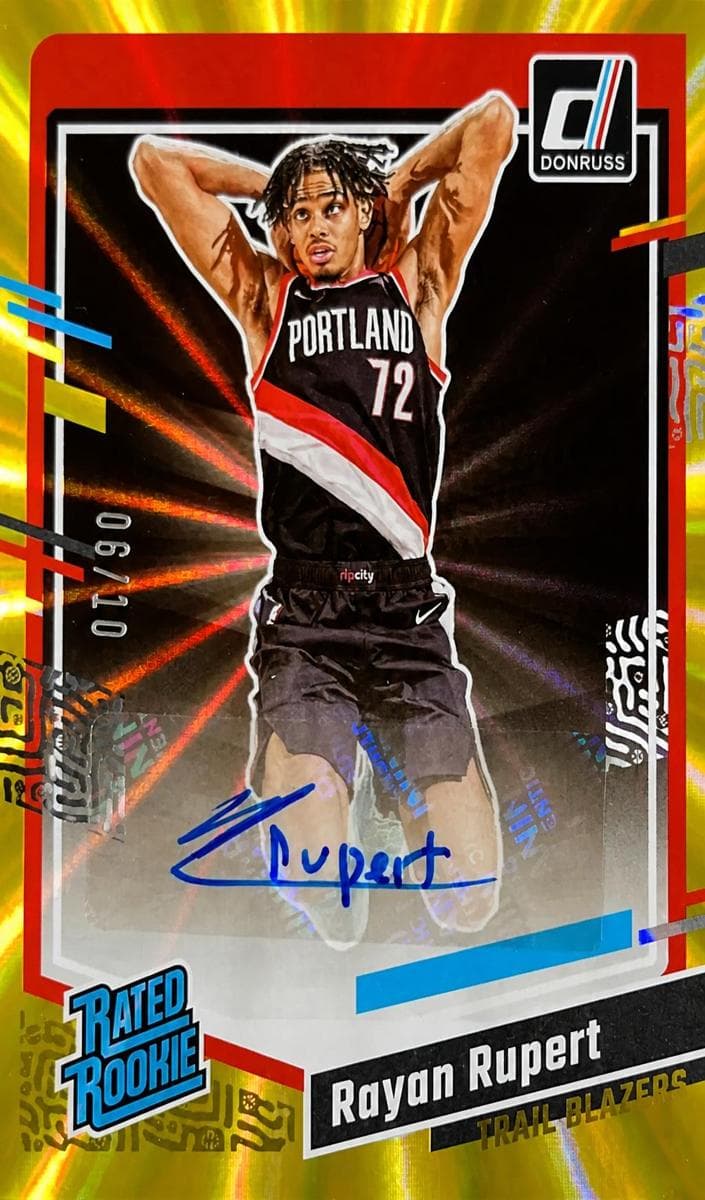 Rayan Rupert 2023 panini Donruss