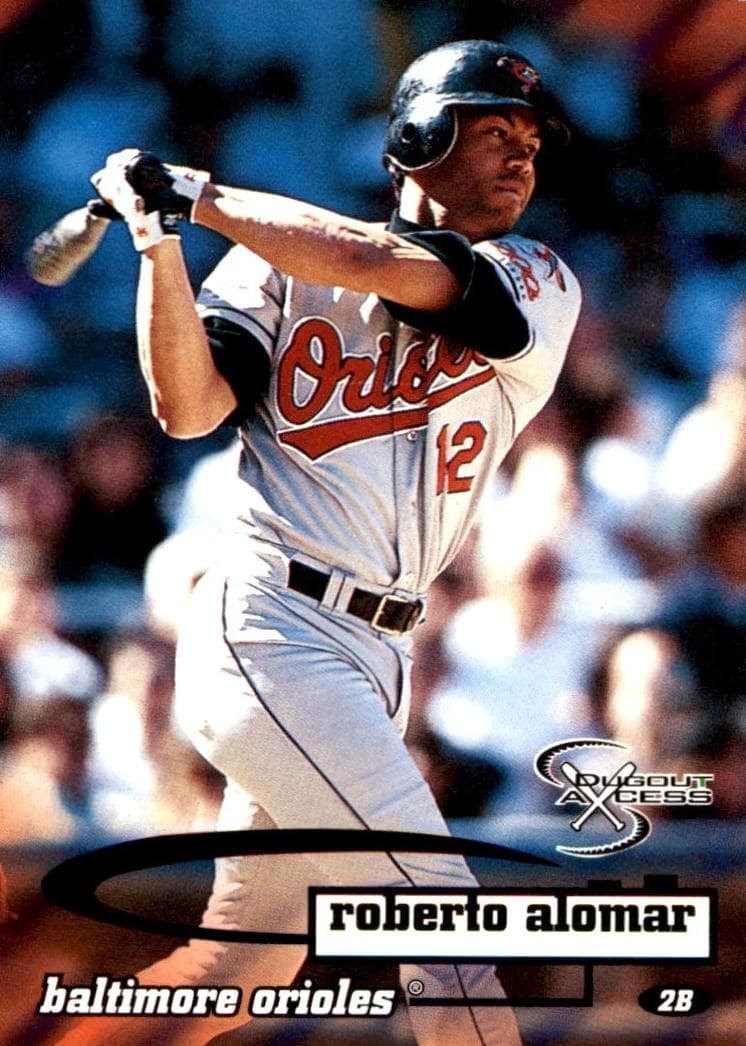 Roberto Alomar 1998 skybox Dugout Axcess