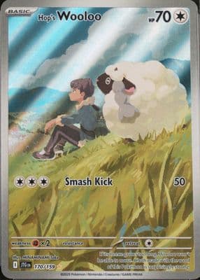 Hop's Wooloo trading card