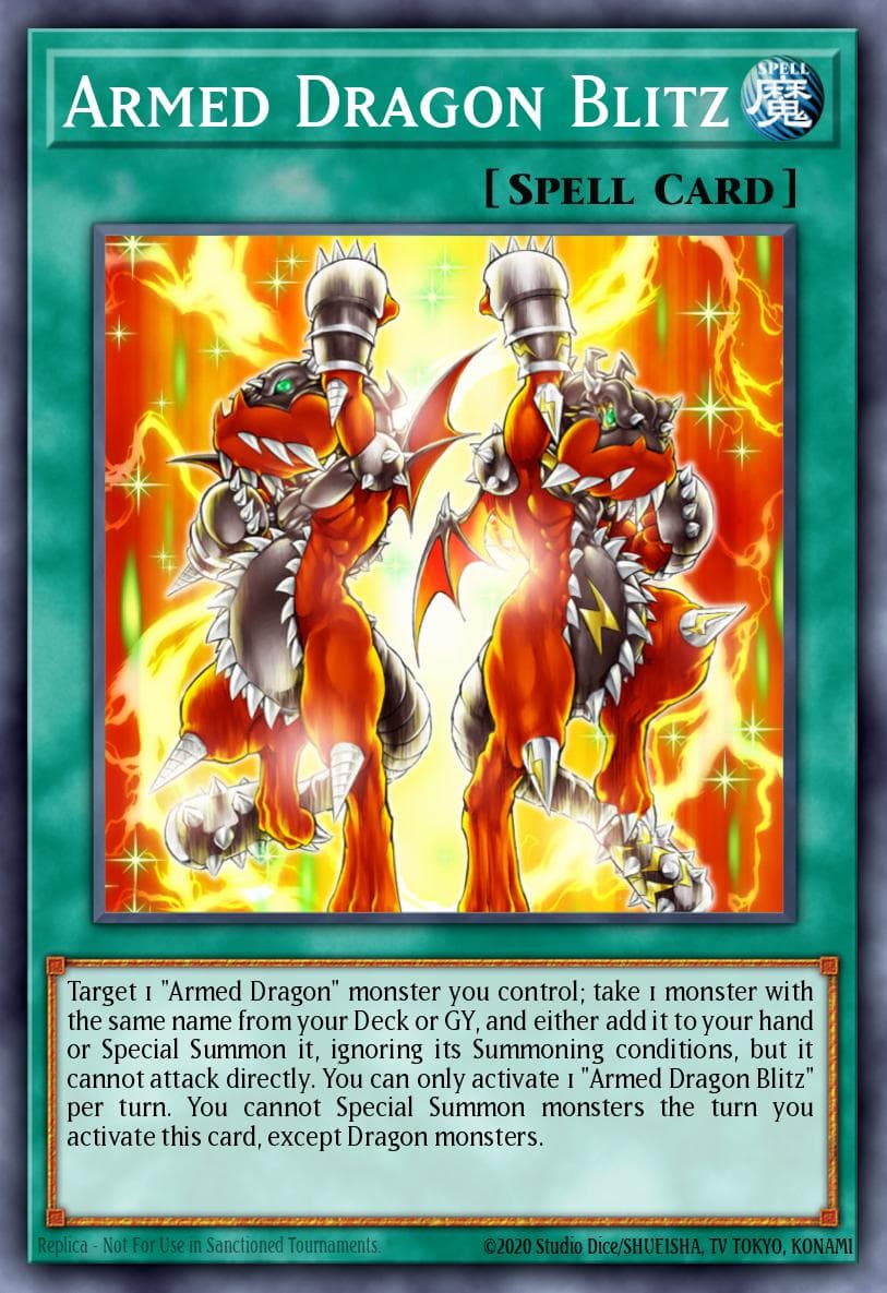 Armed Dragon Blitz 2020 Yu-Gi-Oh! Japanese Blazing Vortex