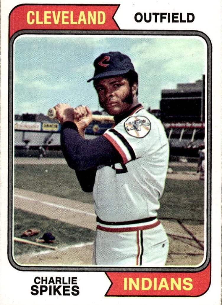 Charlie Spikes 1974 topps Topps