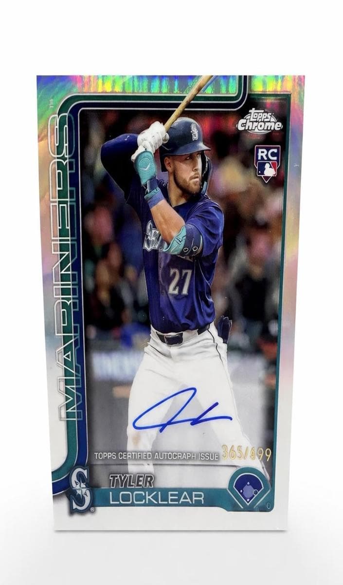 Tyler Locklear 2025 topps Topps Chrome Update