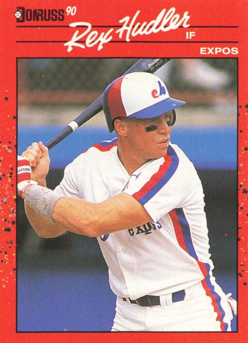 Rex Hudler trading card