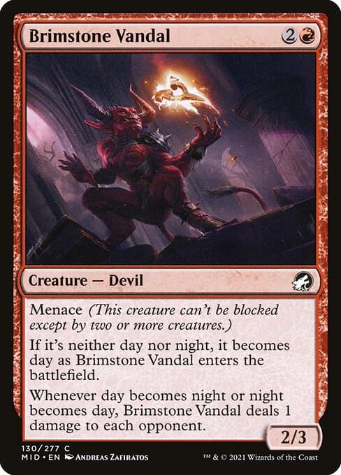 Brimstone Vandal 2022 Magic: The Gathering Innistrad: Double Feature