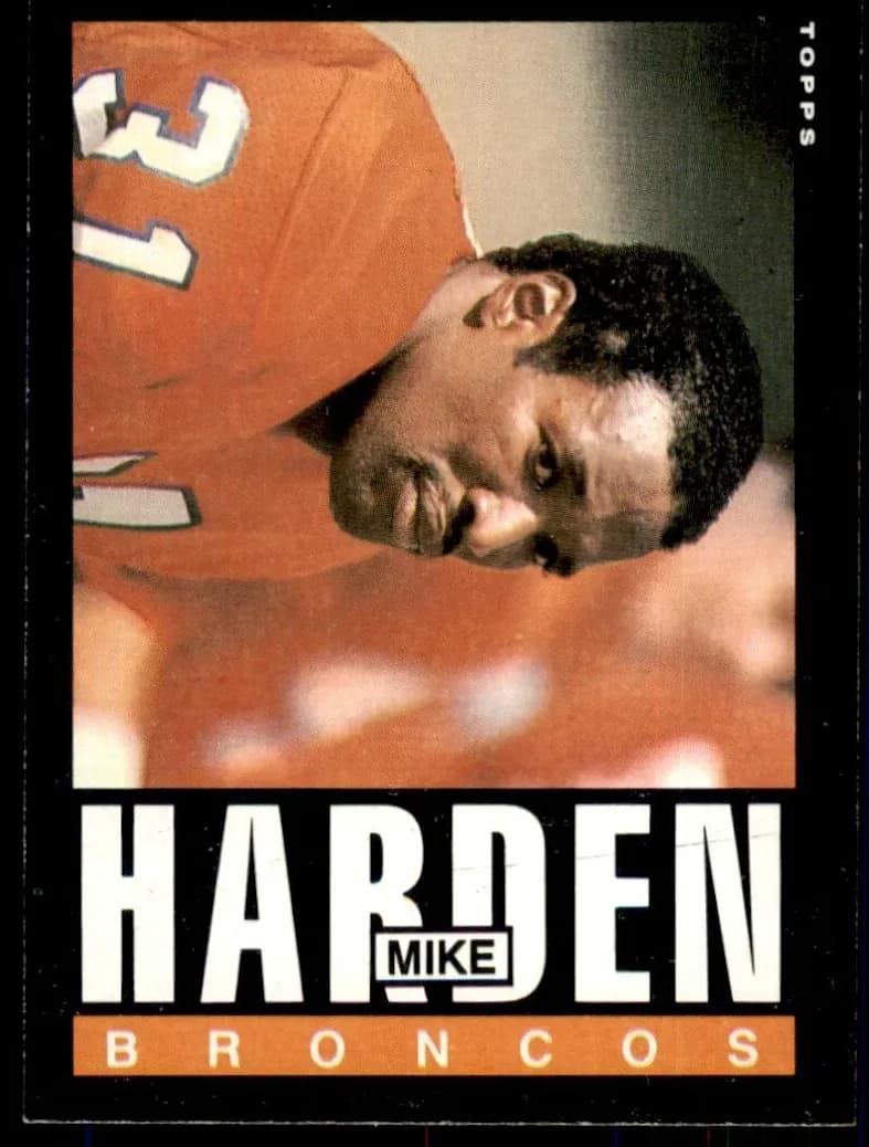 Mike Harden trading card