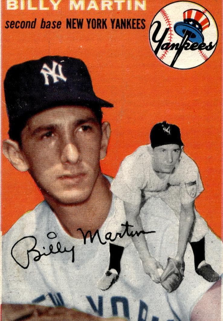 Billy Martin 1954 topps Topps