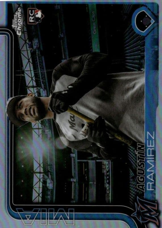 Agustin Ramirez 2025 topps Topps Chrome Update Sapphire Edition